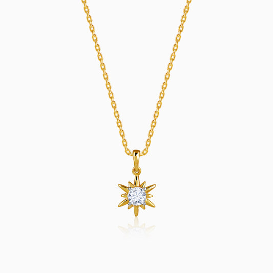 Gold Sunshine Dream Lab Grown Diamond Pendant
