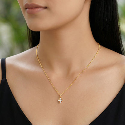 Gold Anaya Lab Grown Diamond Pendant