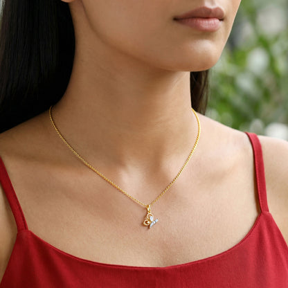 Gold Freeflight Lab Grown Diamond Pendant