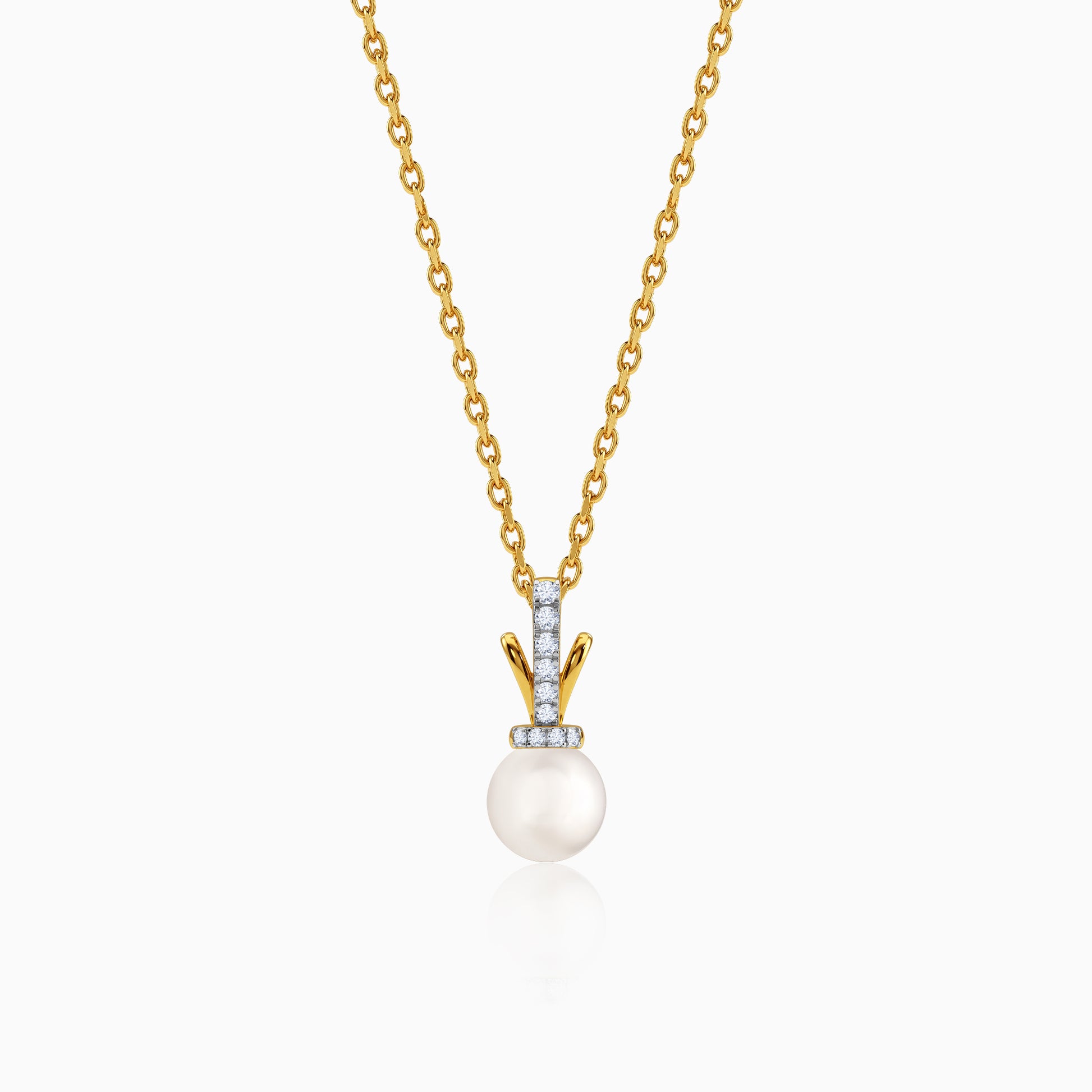 Gold Preziosa Lab Grown Diamond Pendant