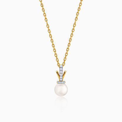 Gold Preziosa Lab Grown Diamond Pendant