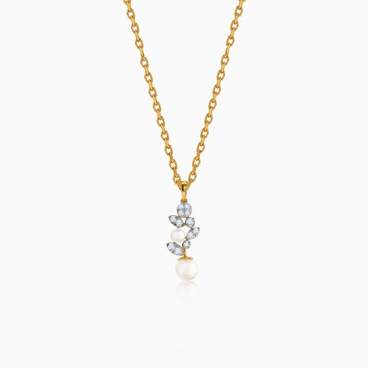 Gold Zoya Lab Grown Diamond Pendant