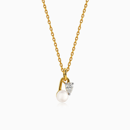 Gold Divine Trace Lab Grown Diamond Pendant