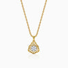 Gold Astrid Lab Grown Diamond Pendant
