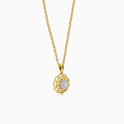 Gold Roxane Lab Grown Diamond Pendant