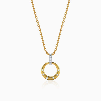 Gold Opulent Classic Lab Grown Diamond Pendant