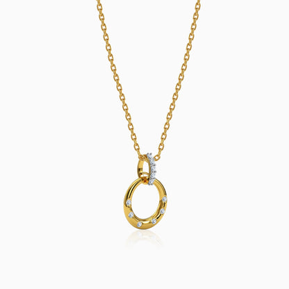 Gold Opulent Classic Lab Grown Diamond Pendant