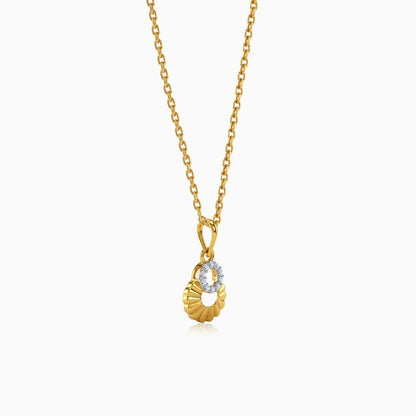 Gold Interstellar Lab Grown Diamond Pendant
