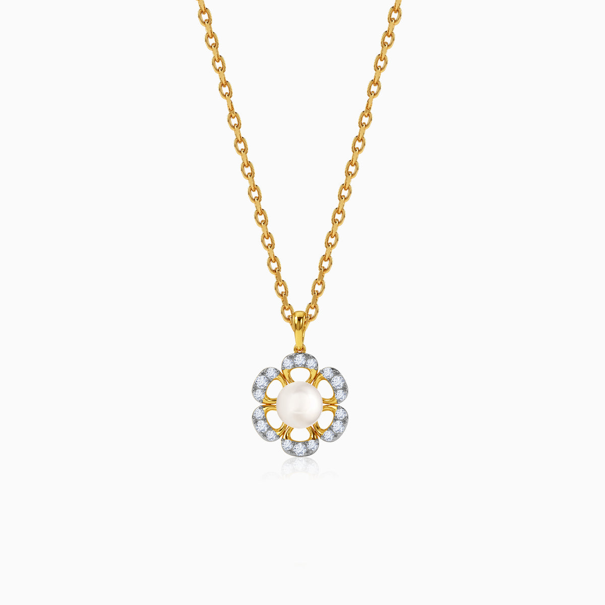 Anushka Sharma Gold Zahra Shine Lab Grown Diamond Pendant