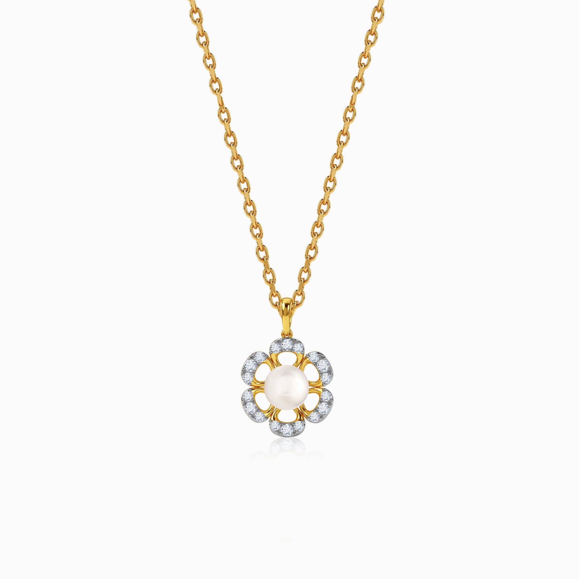 Gold Zahra Shine Lab Grown Diamond Pendant