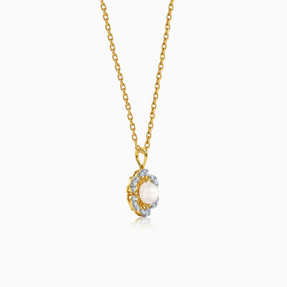 Anushka Sharma Gold Zahra Shine Lab Grown Diamond Pendant