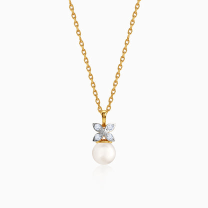 Gold Brilla Lab Grown Diamond Pendant