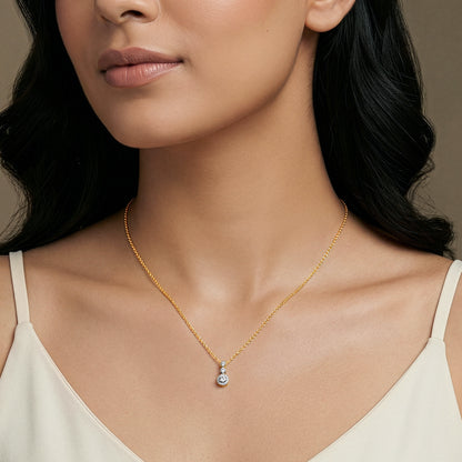 Gold Your Gleam Lab Grown Diamond Pendant