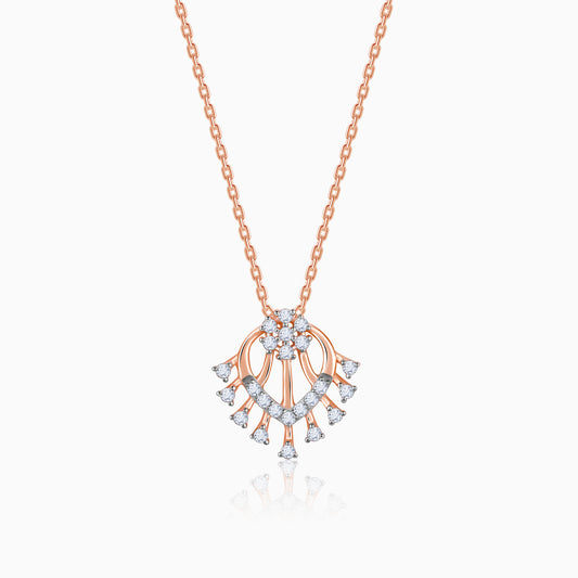 Rose Gold Delightful Diamond Pendant
