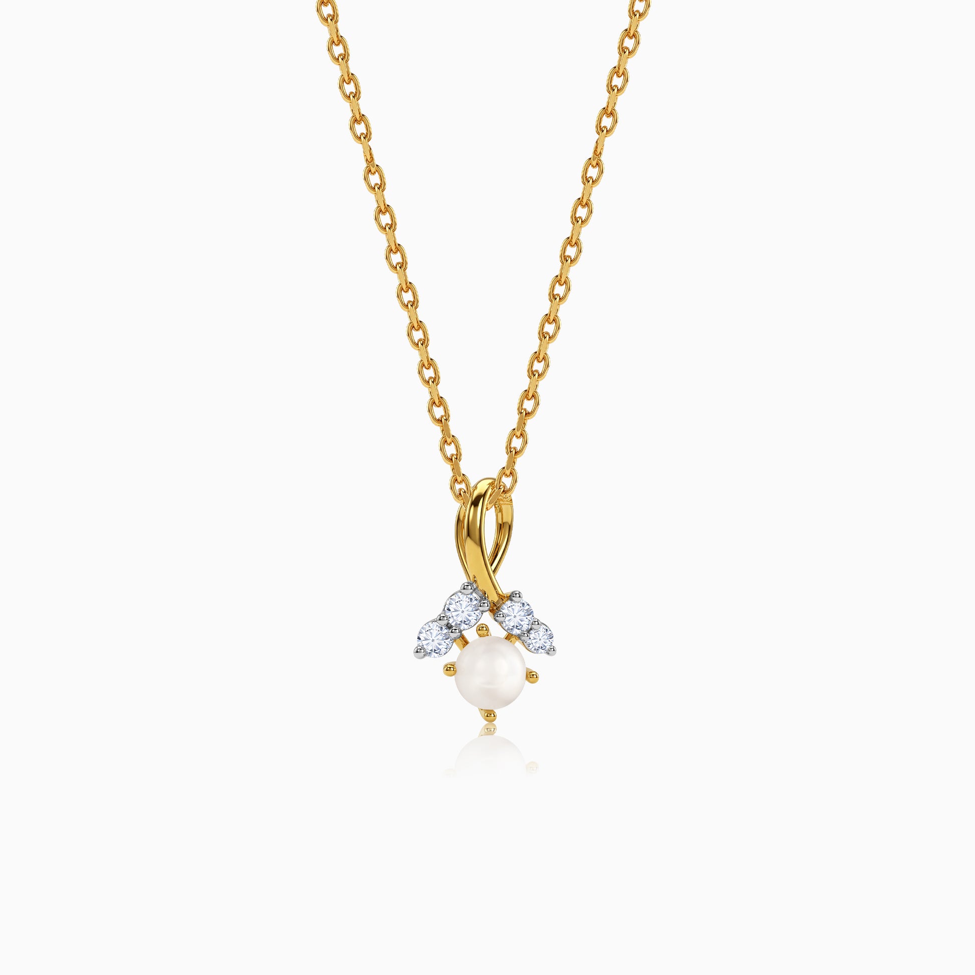 Gold Grazia Lab Grown Diamond Pendant