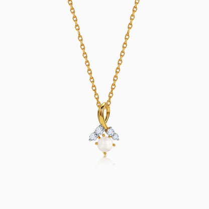 Gold Grazia Lab Grown Diamond Pendant