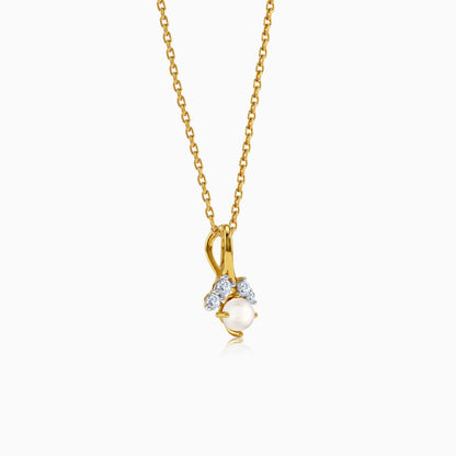 Gold Grazia Lab Grown Diamond Pendant