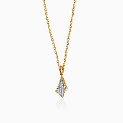 Gold Luna Voyage Lab Grown Diamond Pendant