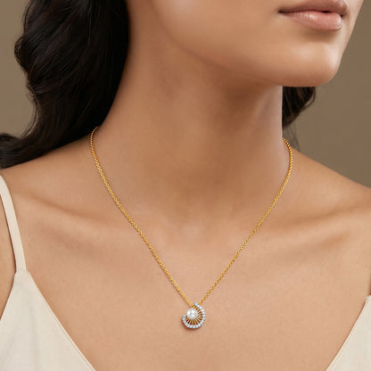 Anushka Sharma Gold Ocaso Lab Grown Diamond Pendant