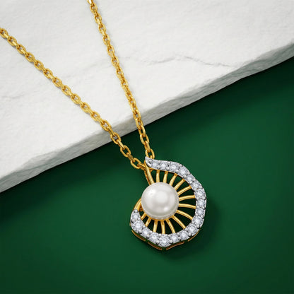 Anushka Sharma Gold Ocaso Lab Grown Diamond Pendant