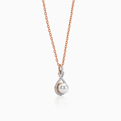 Rose Gold Marilyn Monroe Lab Grown Diamond Pendant