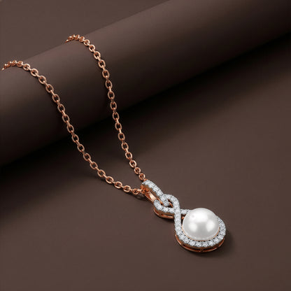 Rose Gold Marilyn Monroe Lab Grown Diamond Pendant