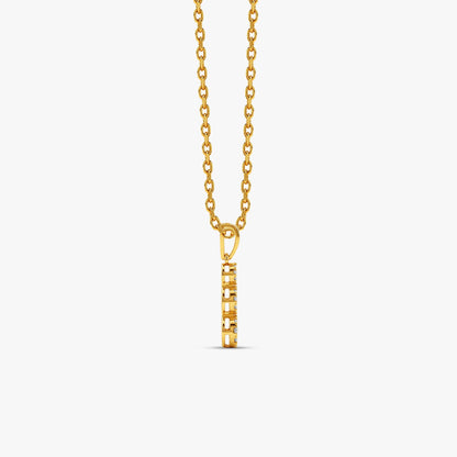 Gold Trio Lumiere Lab Grown Diamond Pendant