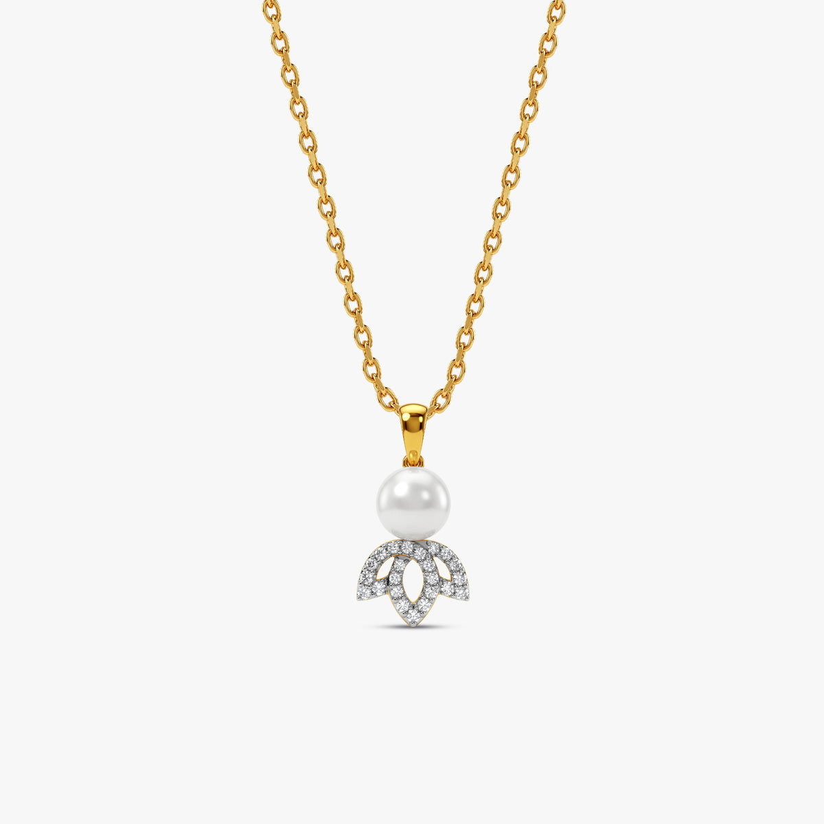 Gold Lupita Lab Grown Diamond Pendant