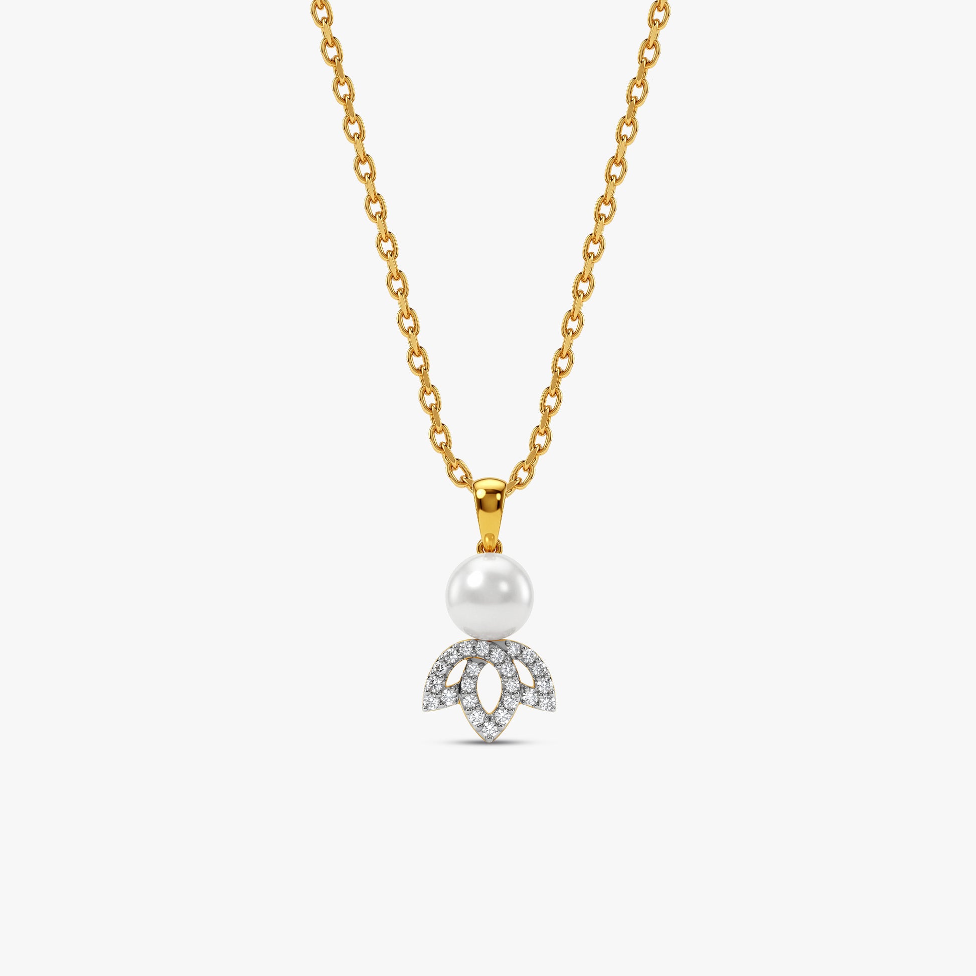 Gold Lupita Lab Grown Diamond Pendant