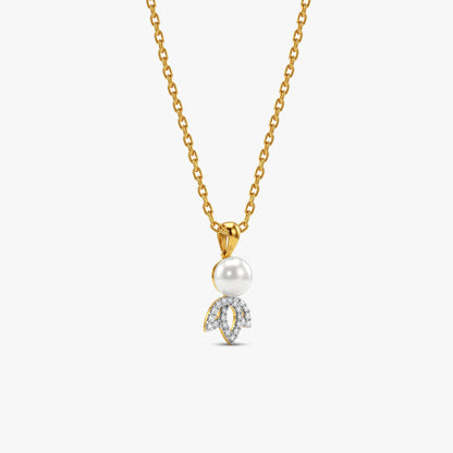 Gold Lupita Lab Grown Diamond Pendant