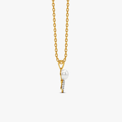 Gold Lupita Lab Grown Diamond Pendant