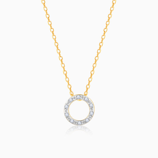 Gold Eternal Valentine Diamond Pendant