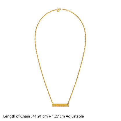 Personalised Gold Special Lab Grown Diamond Necklace (9k)