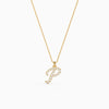 Personalised Gold Stylish Lab Grown Diamond Initial Pendant