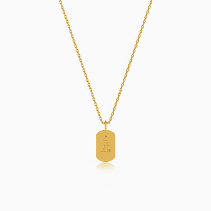 Personalised Gold Uniquely Yours Lab Grown Diamond Pendant (9K)