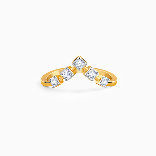 Gold Diadem Lab Grown Diamond Vanki Ring