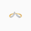 Gold Lunara Lab Grown Diamond Vanki Ring