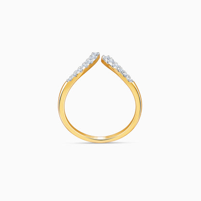 Gold Lunara Lab Grown Diamond Vanki Ring