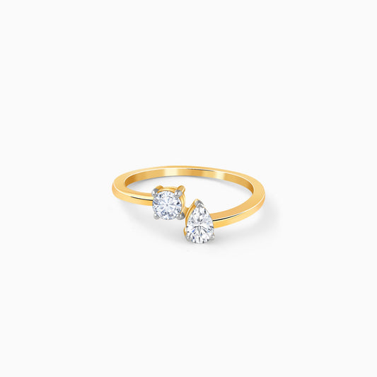 Gold Bonded Souls Lab Grown Diamond Ring