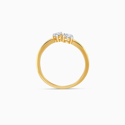 Gold Bonded Souls Lab Grown Diamond Ring