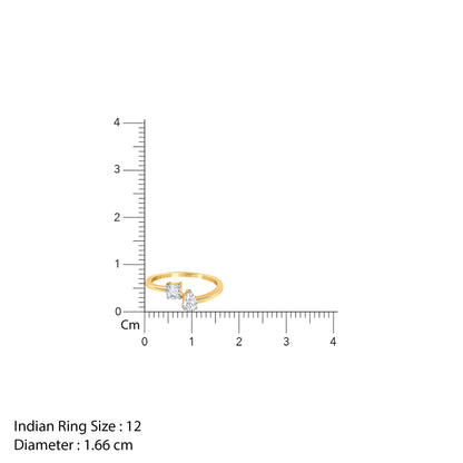 Gold Bonded Souls Lab Grown Diamond Ring