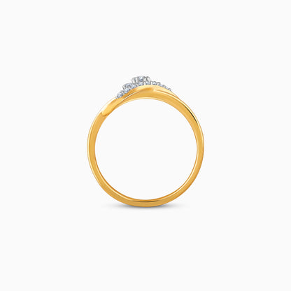 Gold Infinity Bloom Lab Grown Diamond Ring
