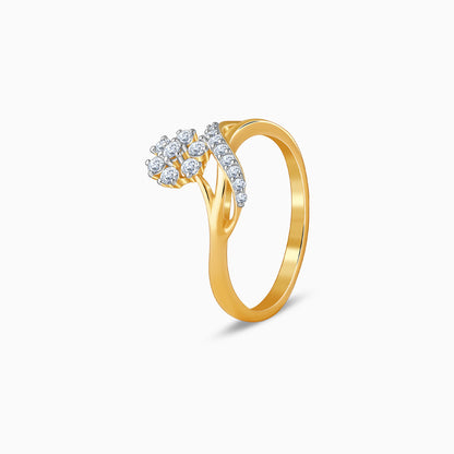 Gold Infinity Bloom Lab Grown Diamond Ring