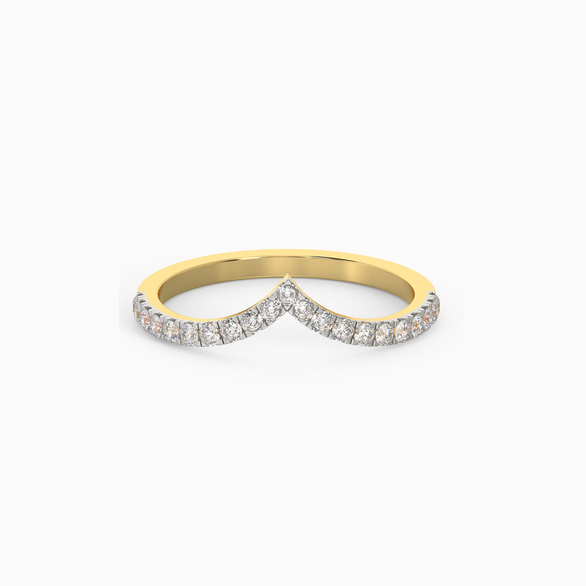 Gold Serene Valley Diamond Ring