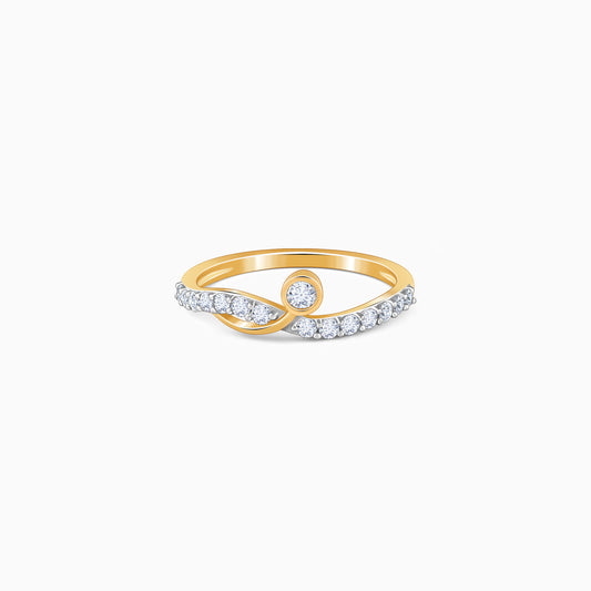 Gold Glowspell Lab Grown Diamond Ring
