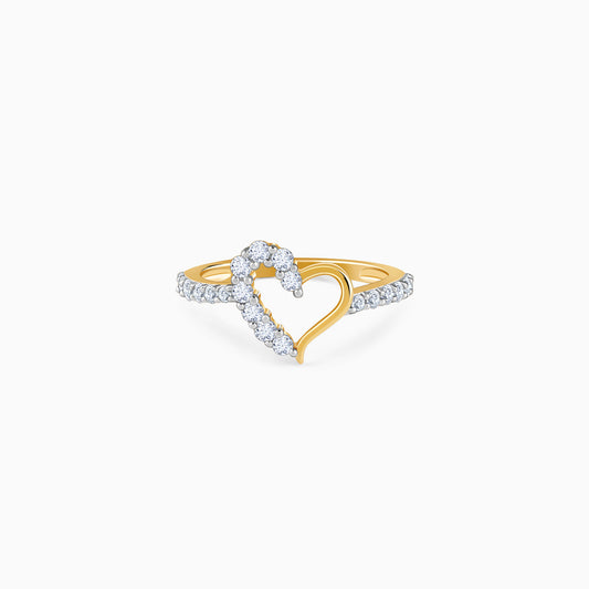 Gold Heartlight Lab Grown Diamond Ring