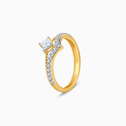 Gold Enigma Layered Lab Grown Diamond Ring