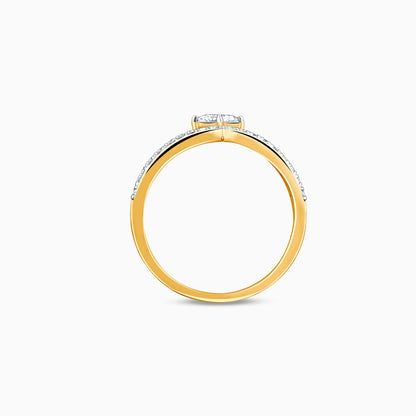 Gold Enigma Layered Lab Grown Diamond Ring