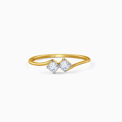 Gold Duosol Lab Grown Diamond Ring