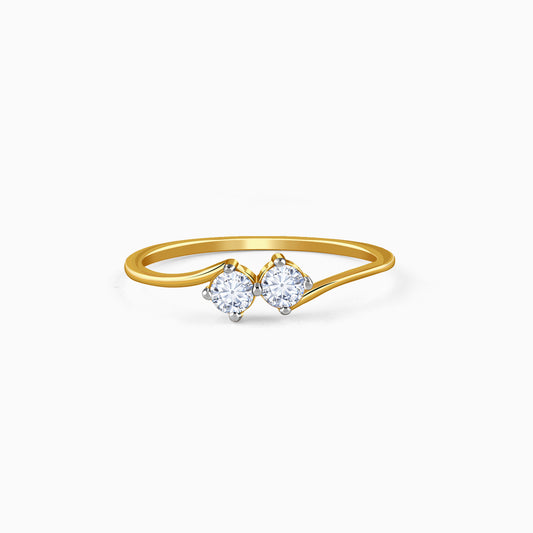 Gold Duosol Lab Grown Diamond Ring